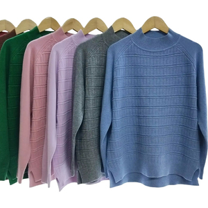 Hot Selling High Quality  Lady Fashion Sweater Long Sleeves Knitted Pullover Sweater comfort Quality Knitwear Lady Sweater