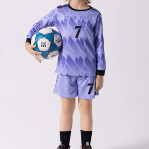 Adult Soccer Football Jerseys Set Customized Uniforms Soccer Tracksuit With Logo and Numbers Customize Original Soccer Wear