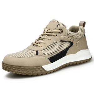 Sunland Fashionable Industrial Breathable  Working Sneakers Steel Toe Lightweight Safety