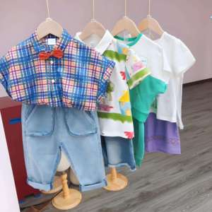 2026 Mixed Boys and Girls Clothing Sets 8 - 0 to 12 Years Old Fashionable ' Clothing for Children wholesale boys